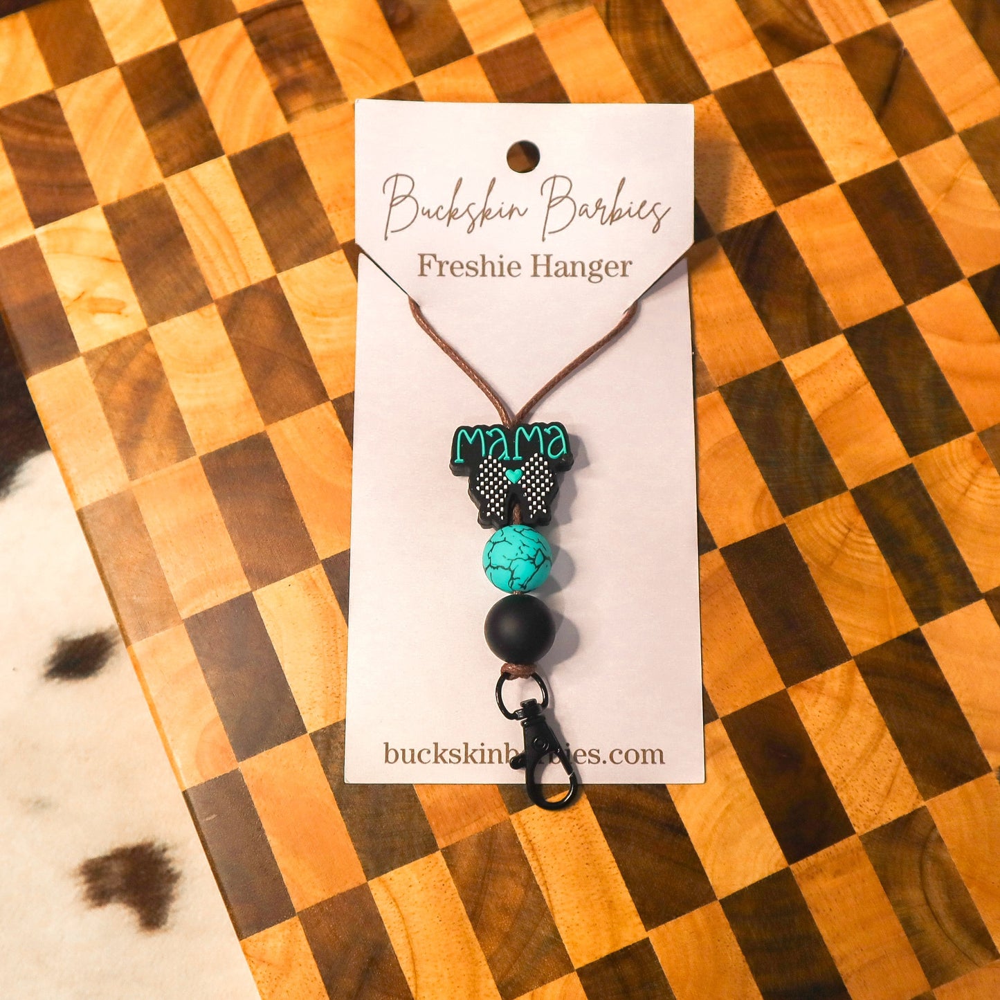 Mama Turquoise Freshie Hanger