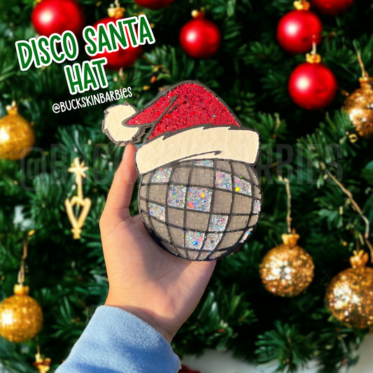 Disco Santa Hat Freshie