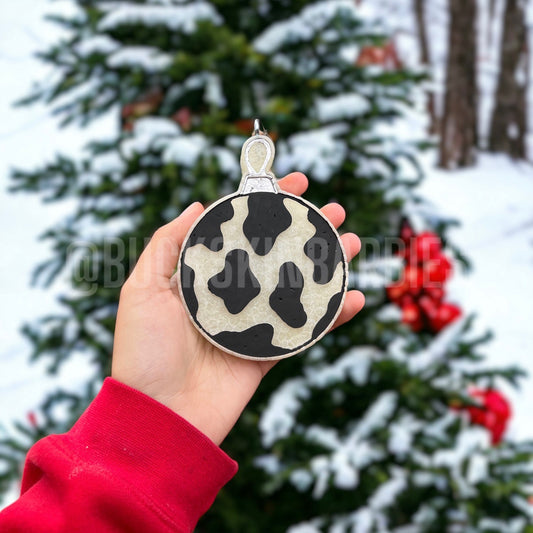 Cow Print Ornament Freshie