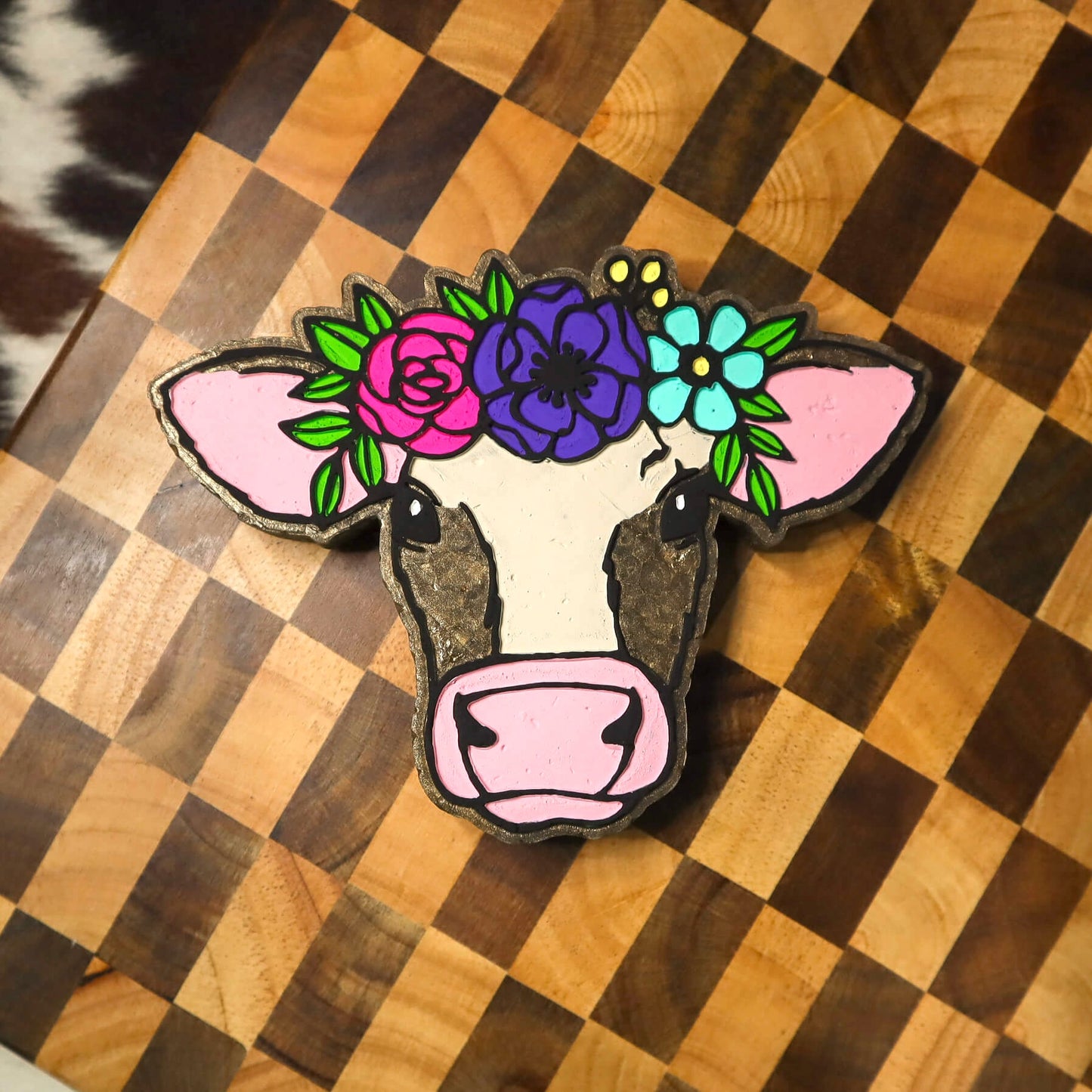 Flower Crown Cow