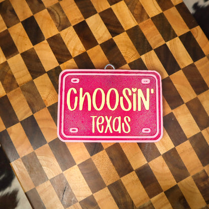 Choosin' Texas Plate