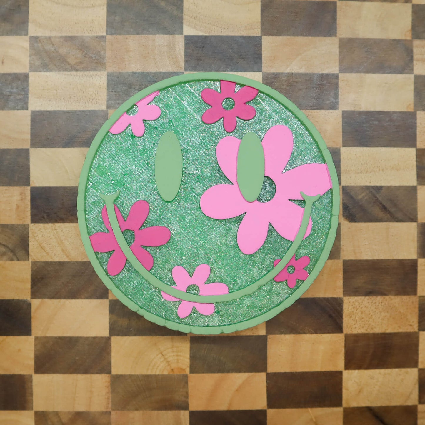 Flower Happy Face Freshie