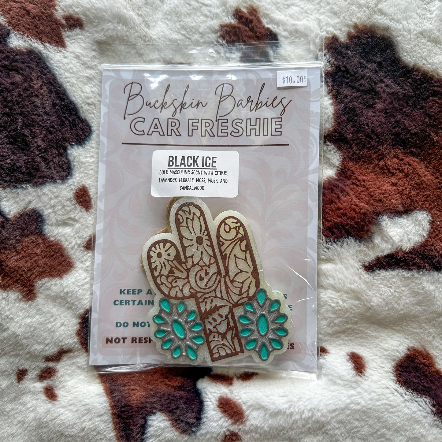 Tooled Cactus with Turquoise Freshie RTS
