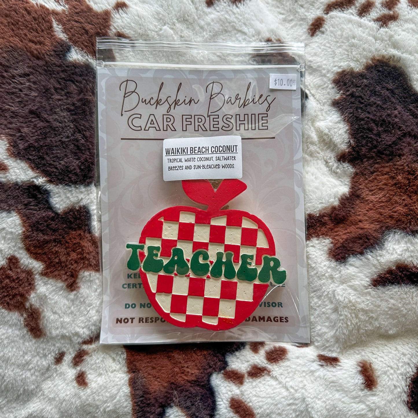 Checkered Apple Freshie RTS (DISCOUNTED)