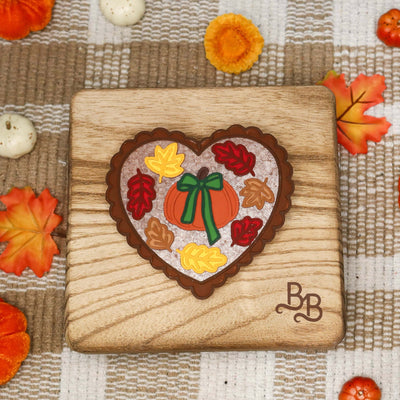 Lace Heart Pumpkin Freshie