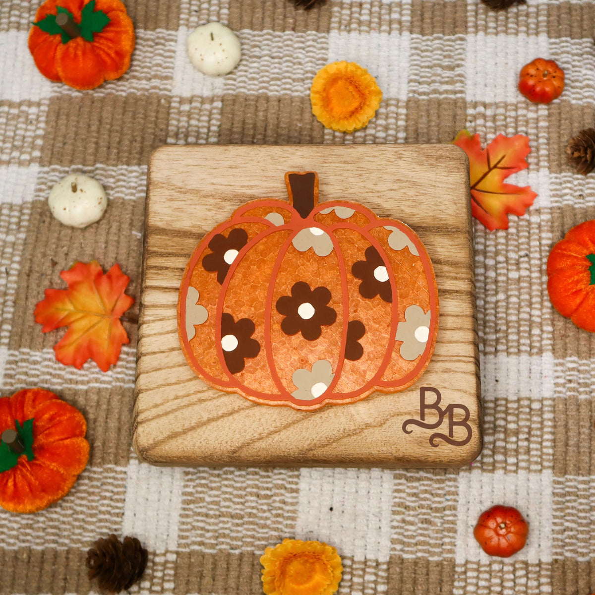 Floral Pumpkin Freshie