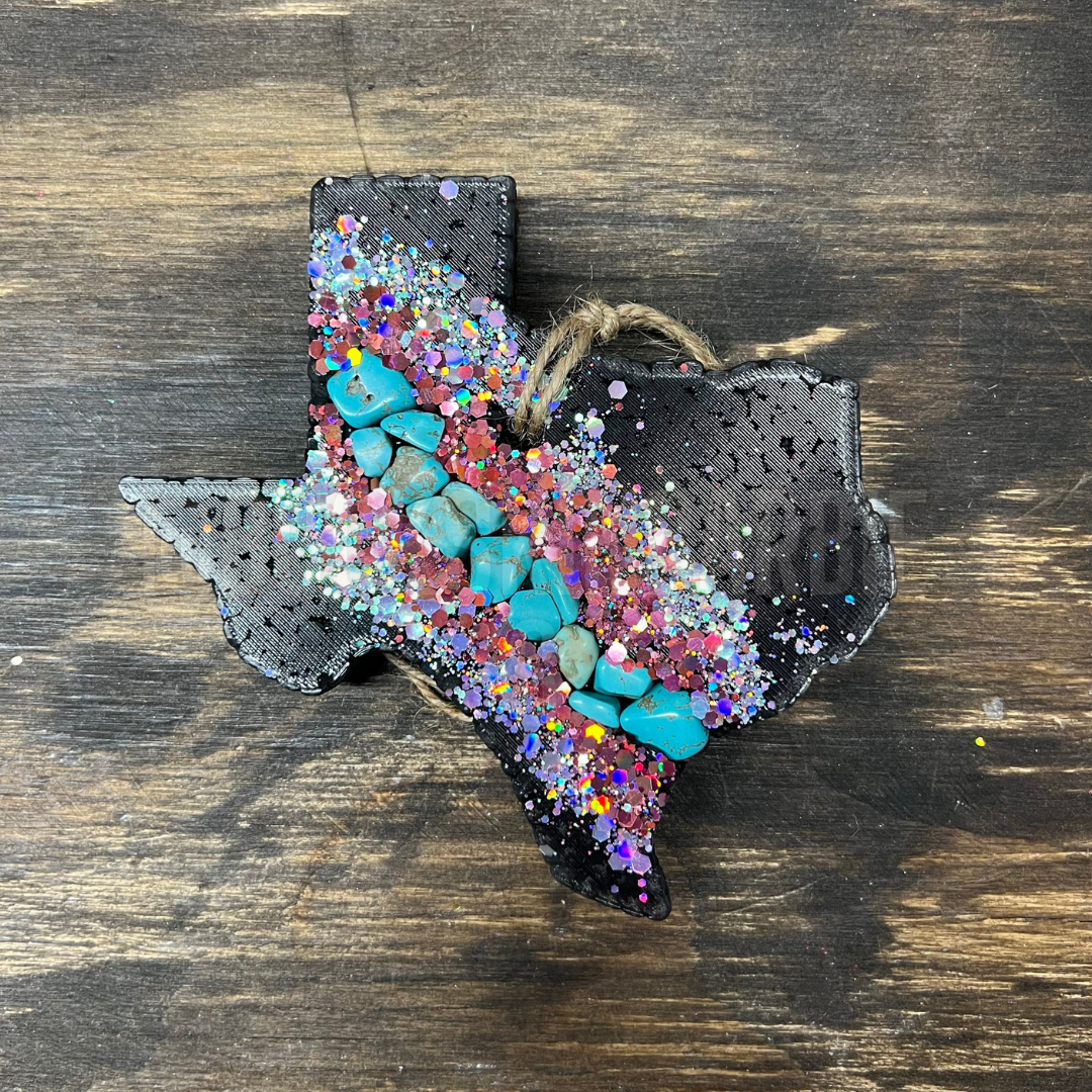 Turquoise Texas Geode Freshie