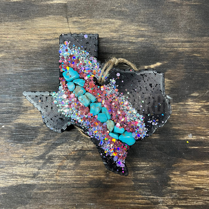 Turquoise Texas Geode Freshie