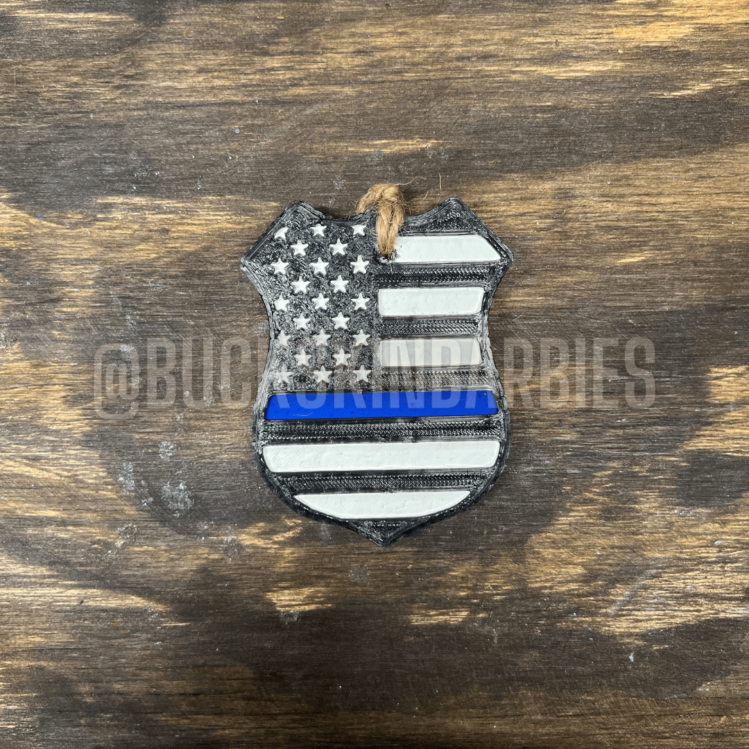 Blue Line Badge Freshie