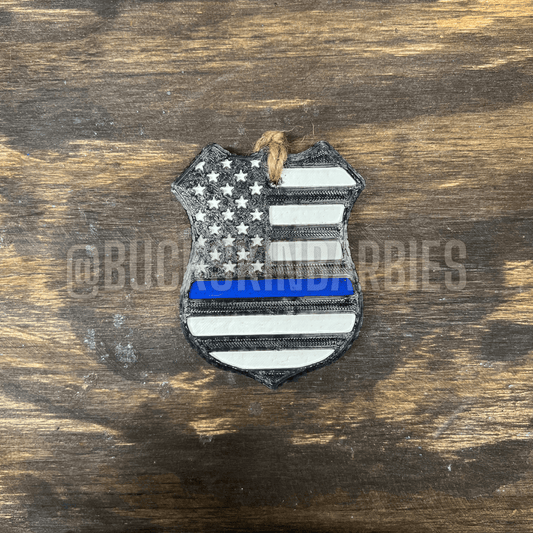 Blue Line Badge Freshie